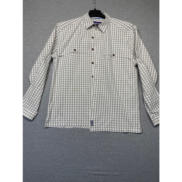 Patagonia Other - Men's Patagonia Shirt, Plaid, White & Tan, Size M